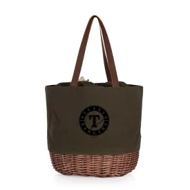 Texas Rangers - Coronado Canvas and Willow Basket Tote