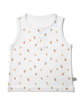 Viscose Bamboo Organic Cotton Tank Top - Citrus
