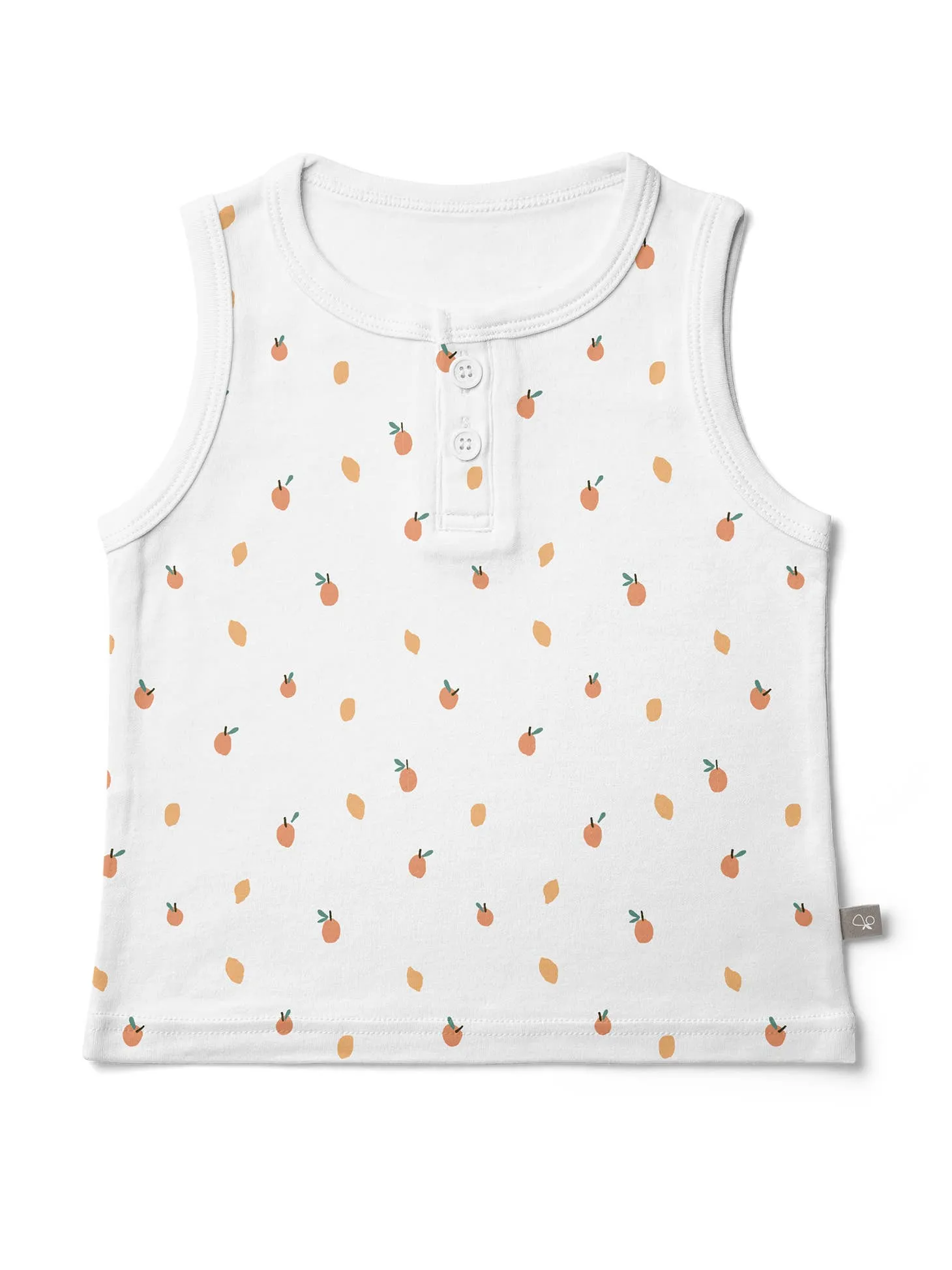 Viscose Bamboo Organic Cotton Tank Top - Citrus