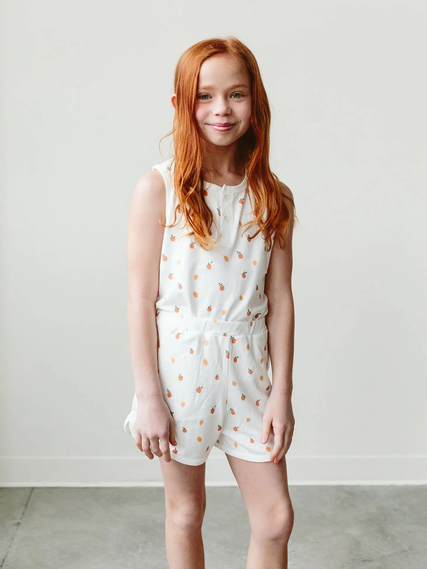 Viscose Bamboo Organic Cotton Tank Top - Citrus